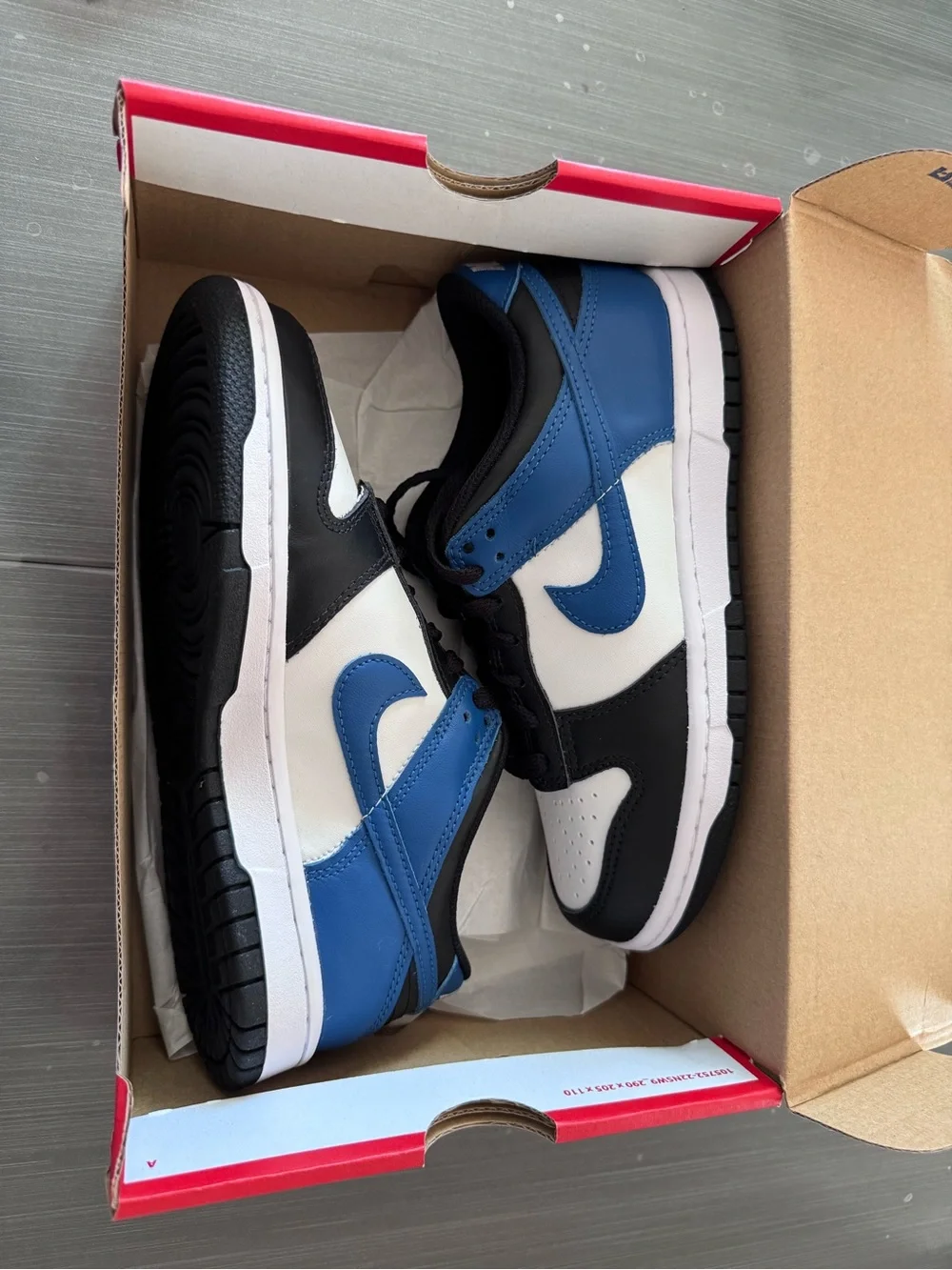 Nike Dunk Lows GS Industrial Blue 5Y - Picture 5 of 5
